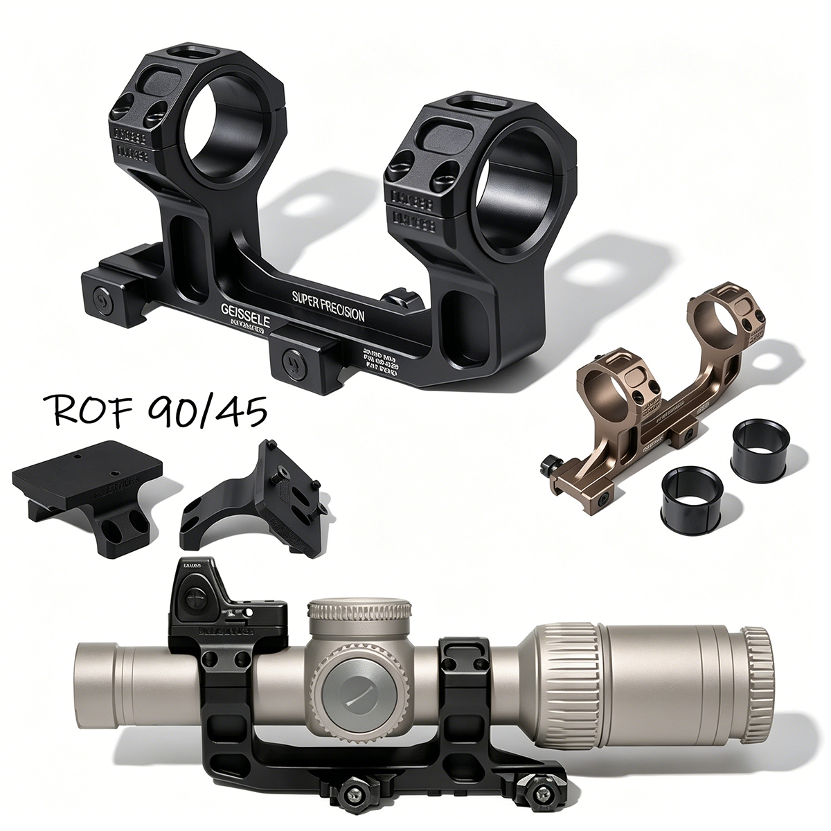 Spring Roll Wrapper - GEISSELE Scope Mount Rings Optical Sight
