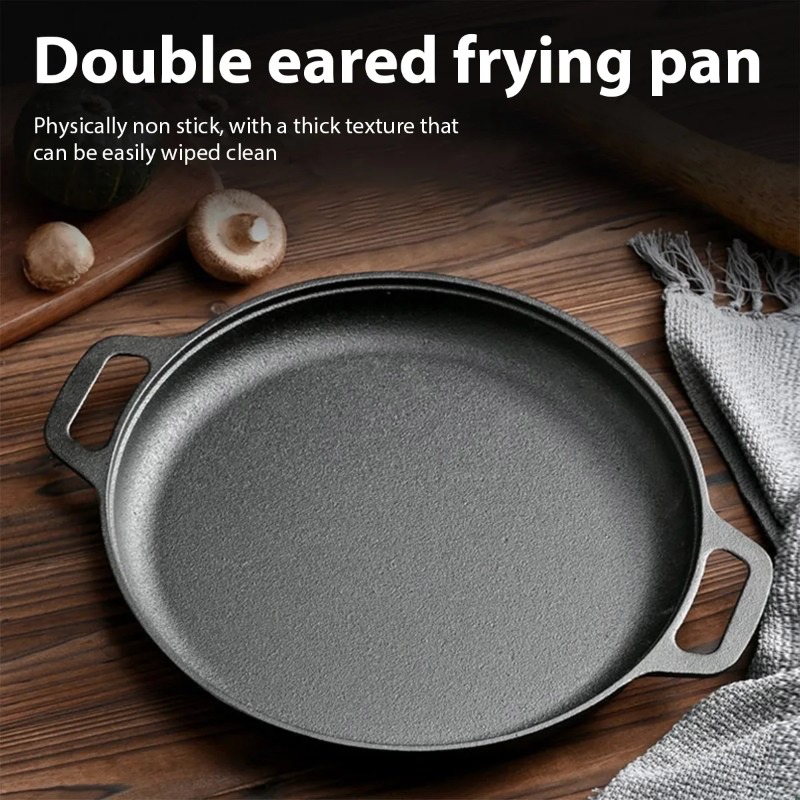 Cast Iron Frying Pan Non-stick - огляд і ціна Danish Pancake Pan