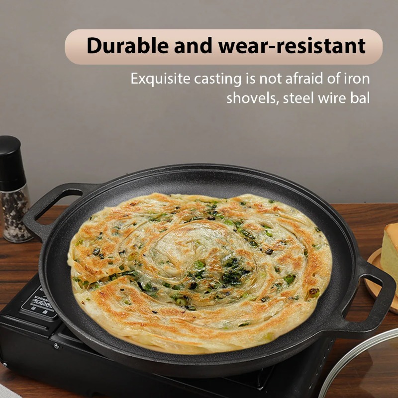 Cast Iron Frying Pan Non-stick - огляд і ціна Danish Pancake Pan