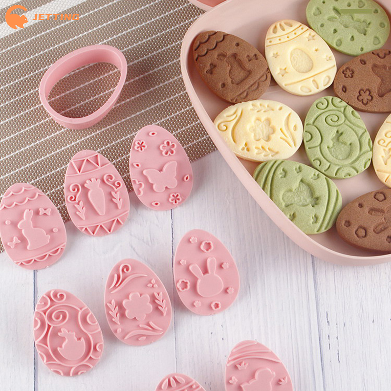 (New) 9Pcs/Set Easter Rabbit B - огляд і ціна Bunny Cake Mold