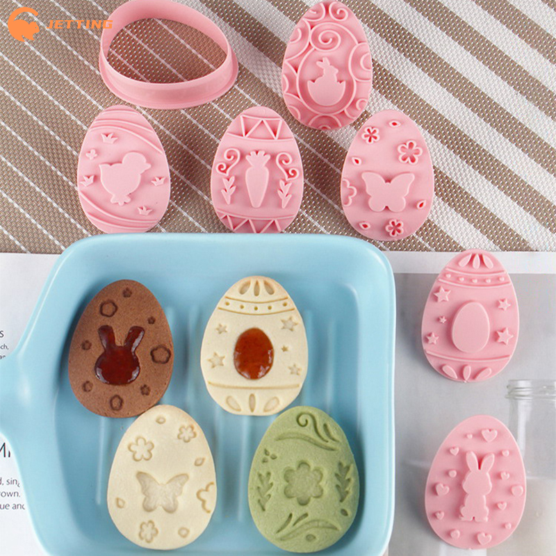 (New) 9Pcs/Set Easter Rabbit B - огляд і ціна Bunny Cake Mold