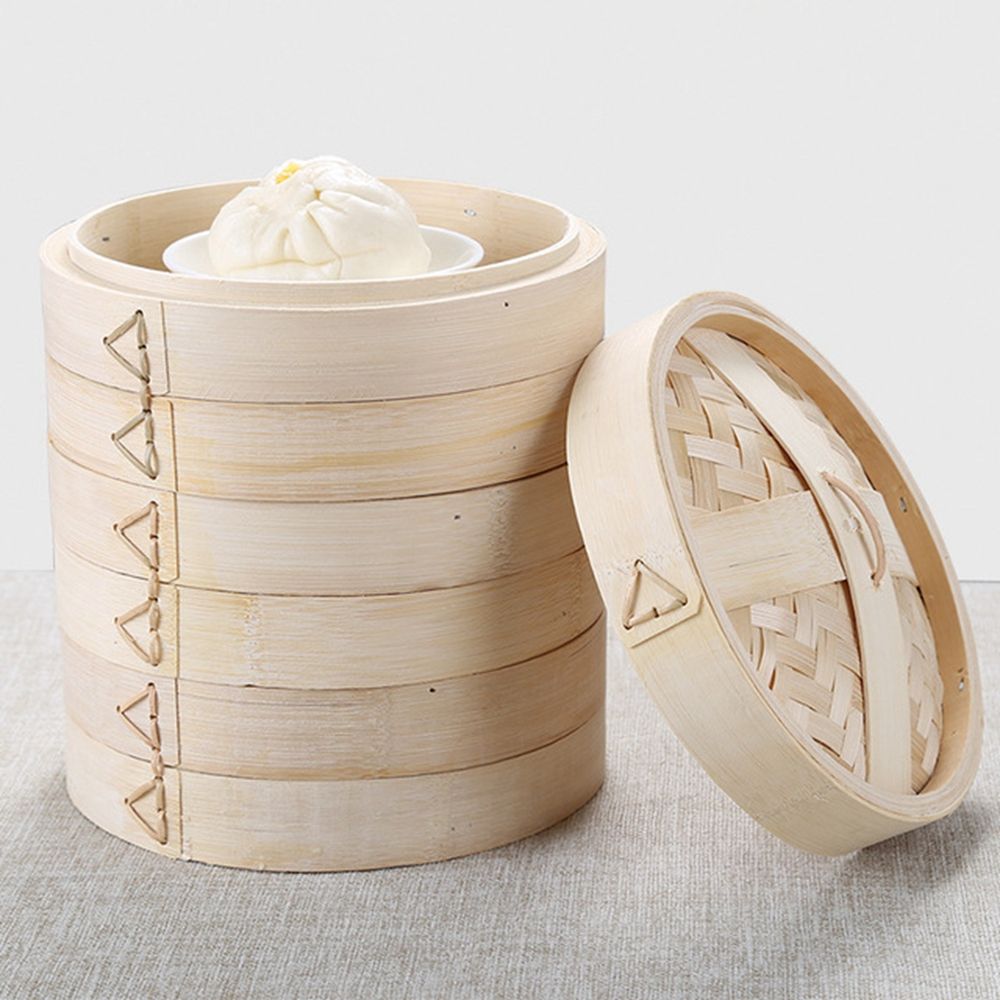 Steaming With Lid Cooking Tool - огляд і ціна Bao Steamer Bamboo
