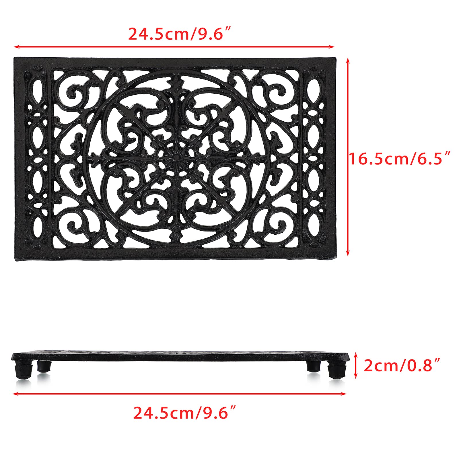 Rectangle Cast Iron Trivet Hea - огляд і ціна Cast Iron Corn