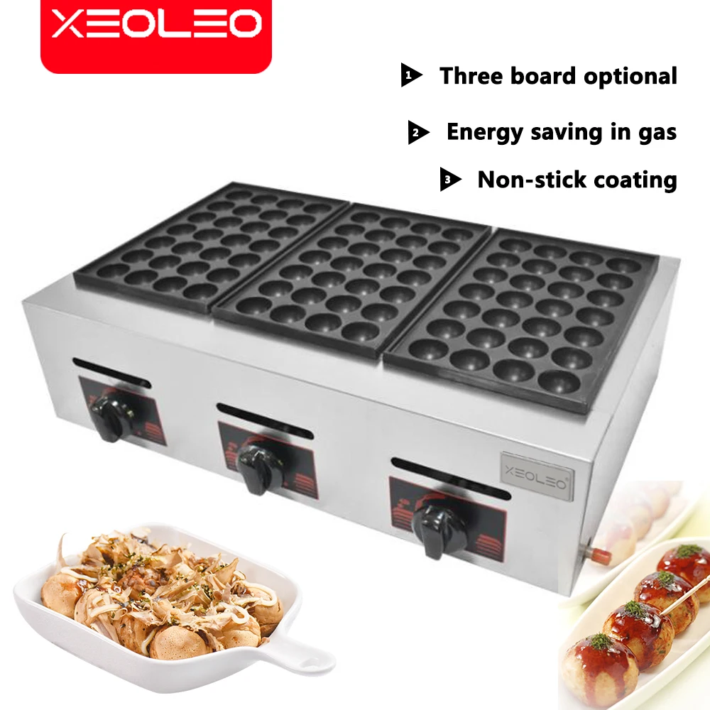 XEOLEO Commercial Desktop 3-pl - огляд і ціна Takoyaki Grill Plate