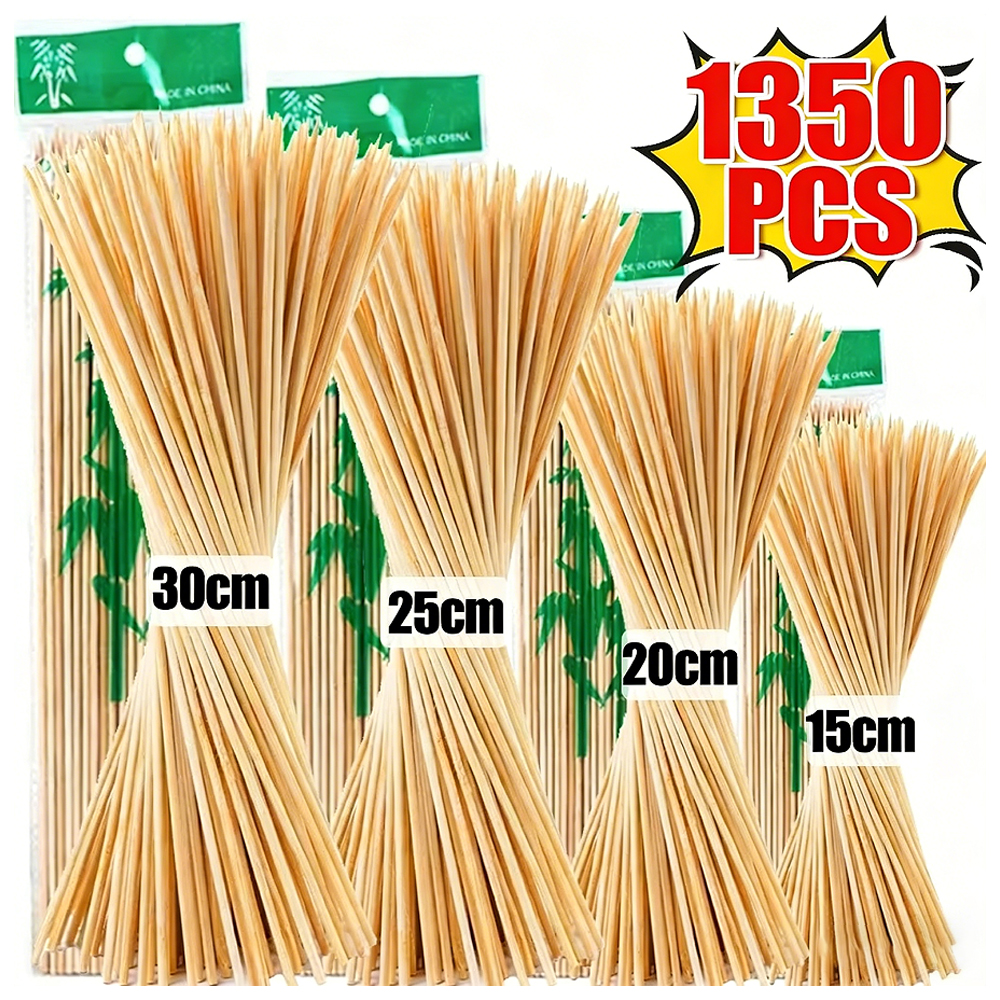 1350/90Pcs Natural BBQ Skewers - огляд і ціна Corn Dog Stick