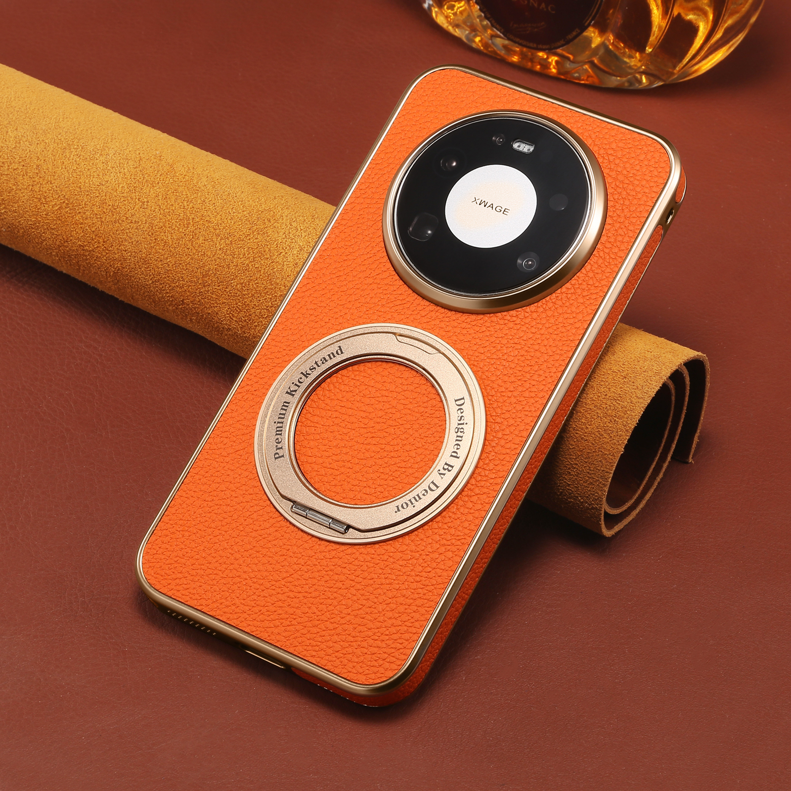 Denior Litchi Grain Phone Case - огляд і ціна Taco Stand Holder
