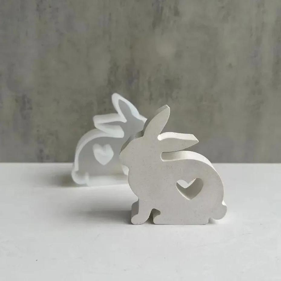1Pcs Heart Shaped Bunny Silico - огляд і ціна Bunny Cake Mold