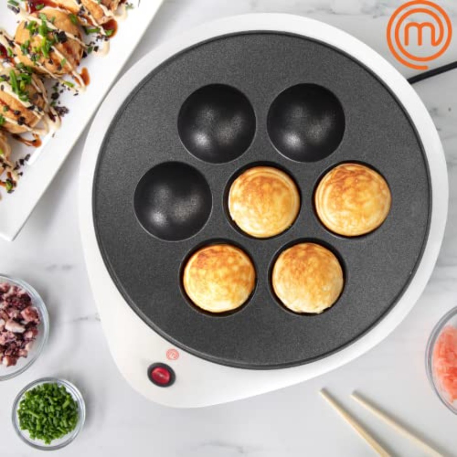 MasterChef Electric Ebelskiver - огляд і ціна Takoyaki Grill Plate