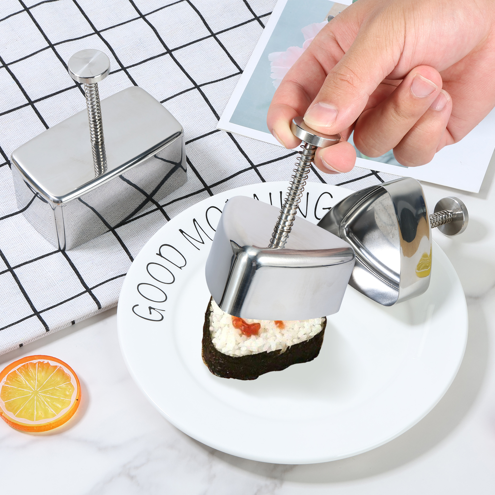 Onigiri Mold Non-stick Stainle - огляд і ціна Spring Roll Wrapper