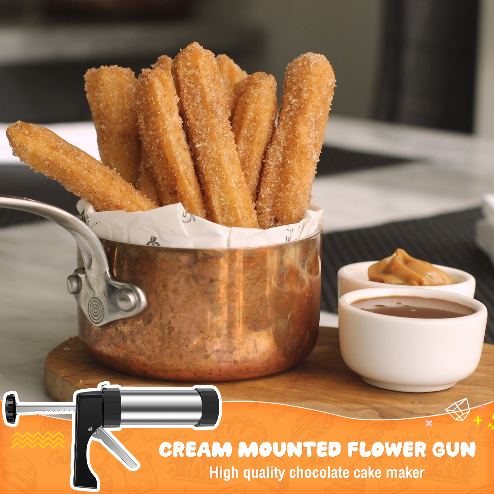 Diy Churro Maker Machine And C - огляд і ціна Churros Maker Gun