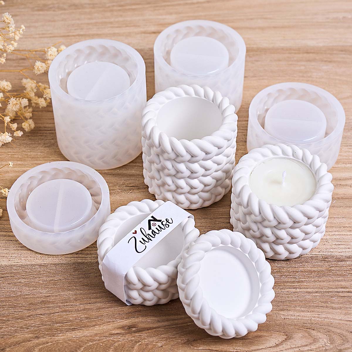 Woven Candle Jar Silicone Mold - огляд і ціна Potsticker Mold