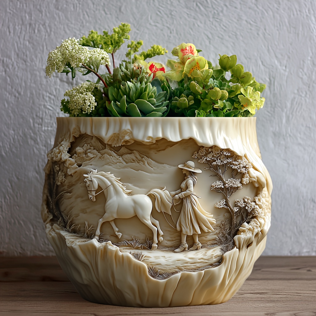 Beauty holding horse relief su - огляд і ціна Potsticker Mold