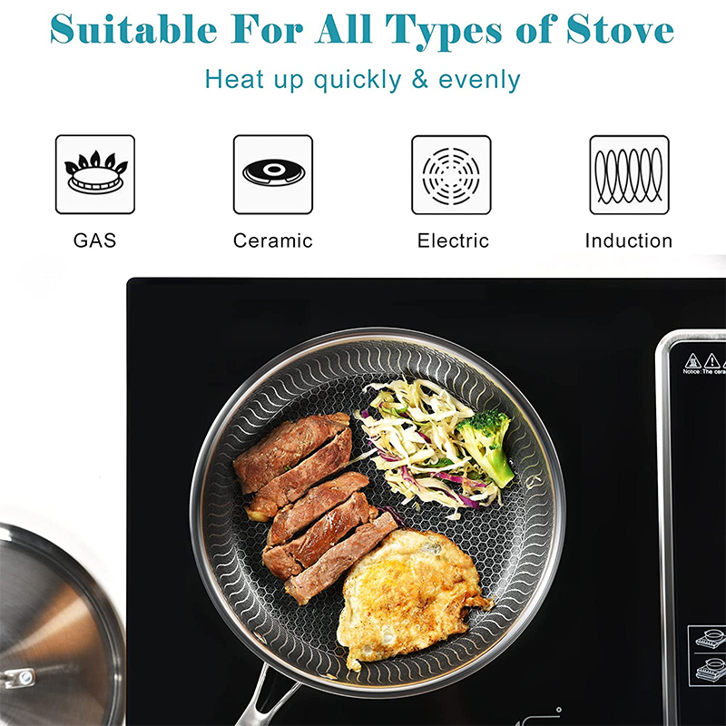 LMETJMA Stainless Steel Frying - огляд і ціна Danish Pancake Pan