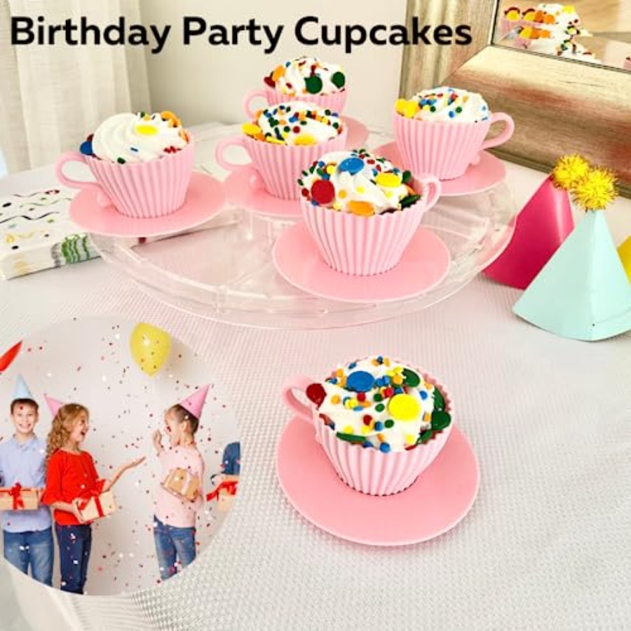 Silicone Teacup Set 12 Pc - Cu - огляд і ціна Donut Mold Silicone