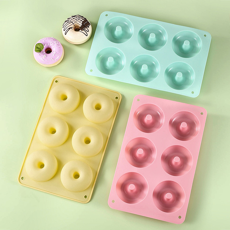 6 Donut Cake Silicone Molds Ki - огляд і ціна Donut Mold Silicone