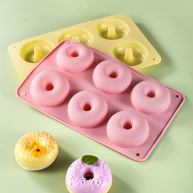 6 Donut Cake Silicone Molds Ki - огляд і ціна Donut Mold Silicone