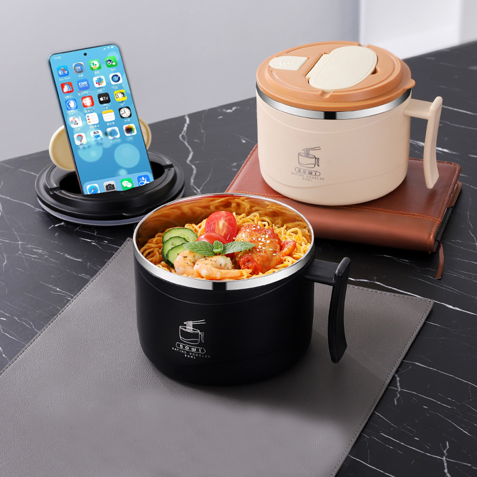 1300ml Ramen Bowl With Lid Sta - огляд і ціна Dim Sum Basket