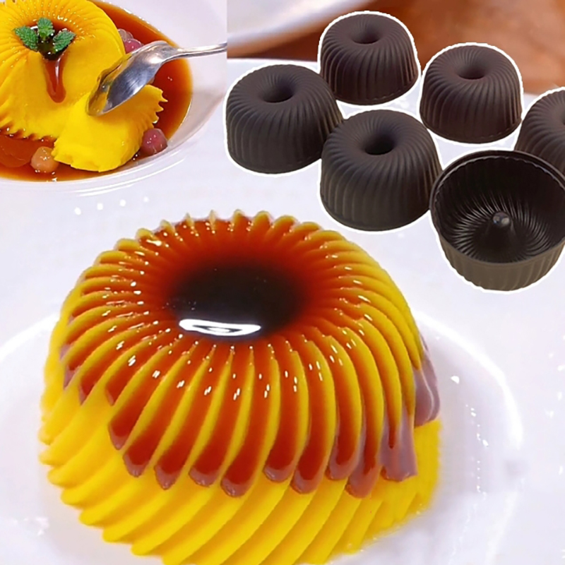 C 1pc Caramel Pudding Jelly Pa - огляд і ціна Donut Mold Silicone
