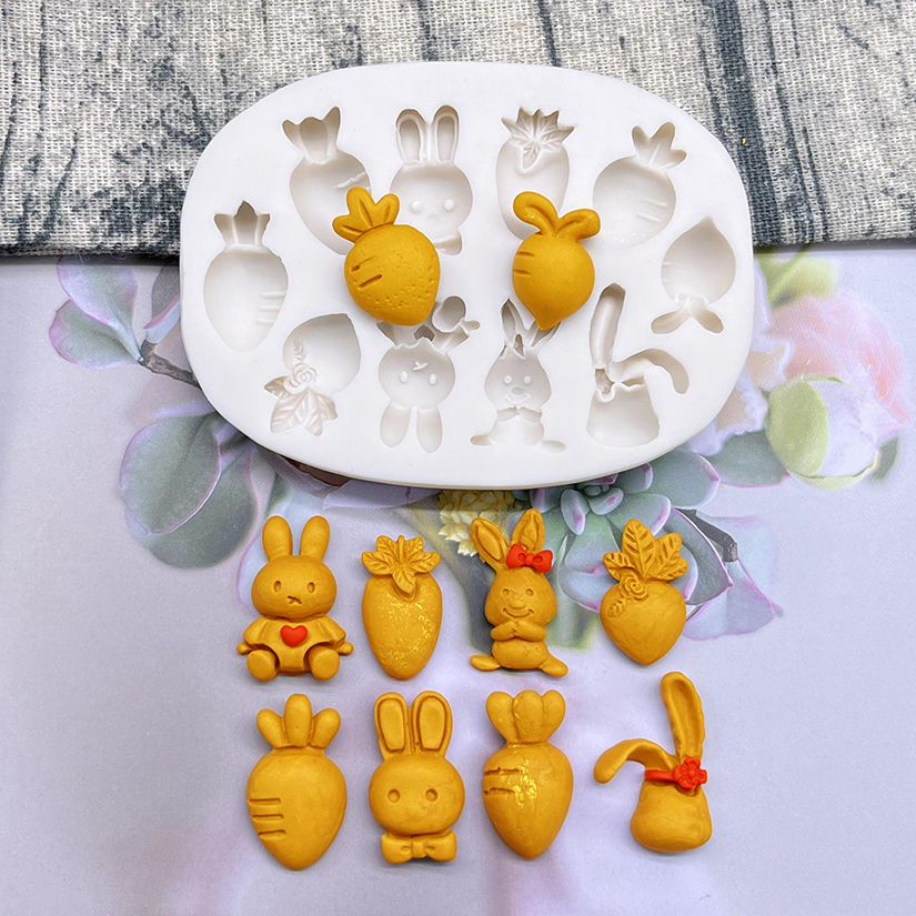 Easter Bunny Rabbit Radish Sil - огляд і ціна Bunny Cake Mold