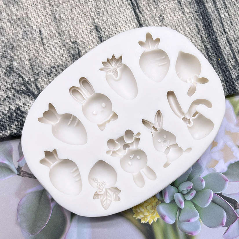 Easter Bunny Rabbit Radish Sil - огляд і ціна Bunny Cake Mold