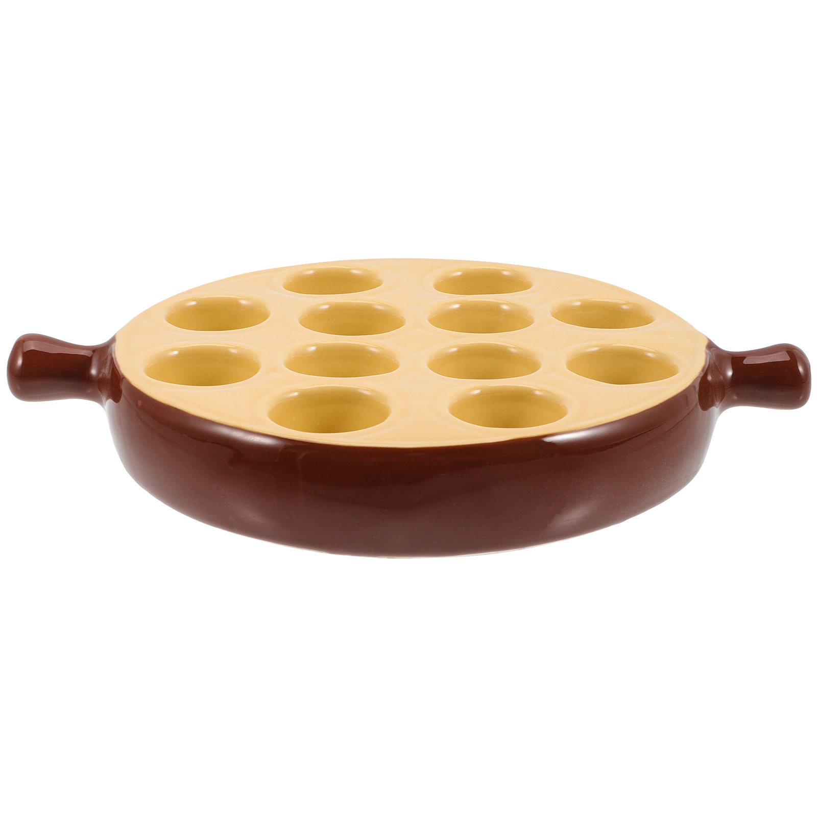 Ceramic Escargot Plate 12 Hole - огляд і ціна Takoyaki Grill Plate