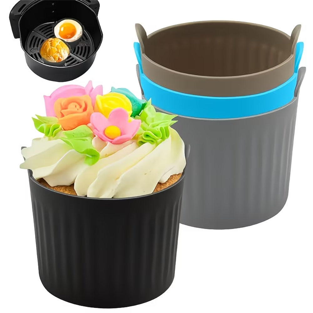 New air fryer baking cup silic - огляд і ціна Egg Waffle Pan