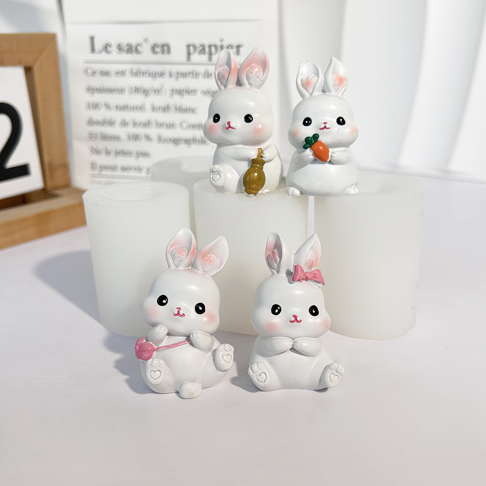Easter Bunny Silicone Mold Cut - огляд і ціна Bunny Cake Mold