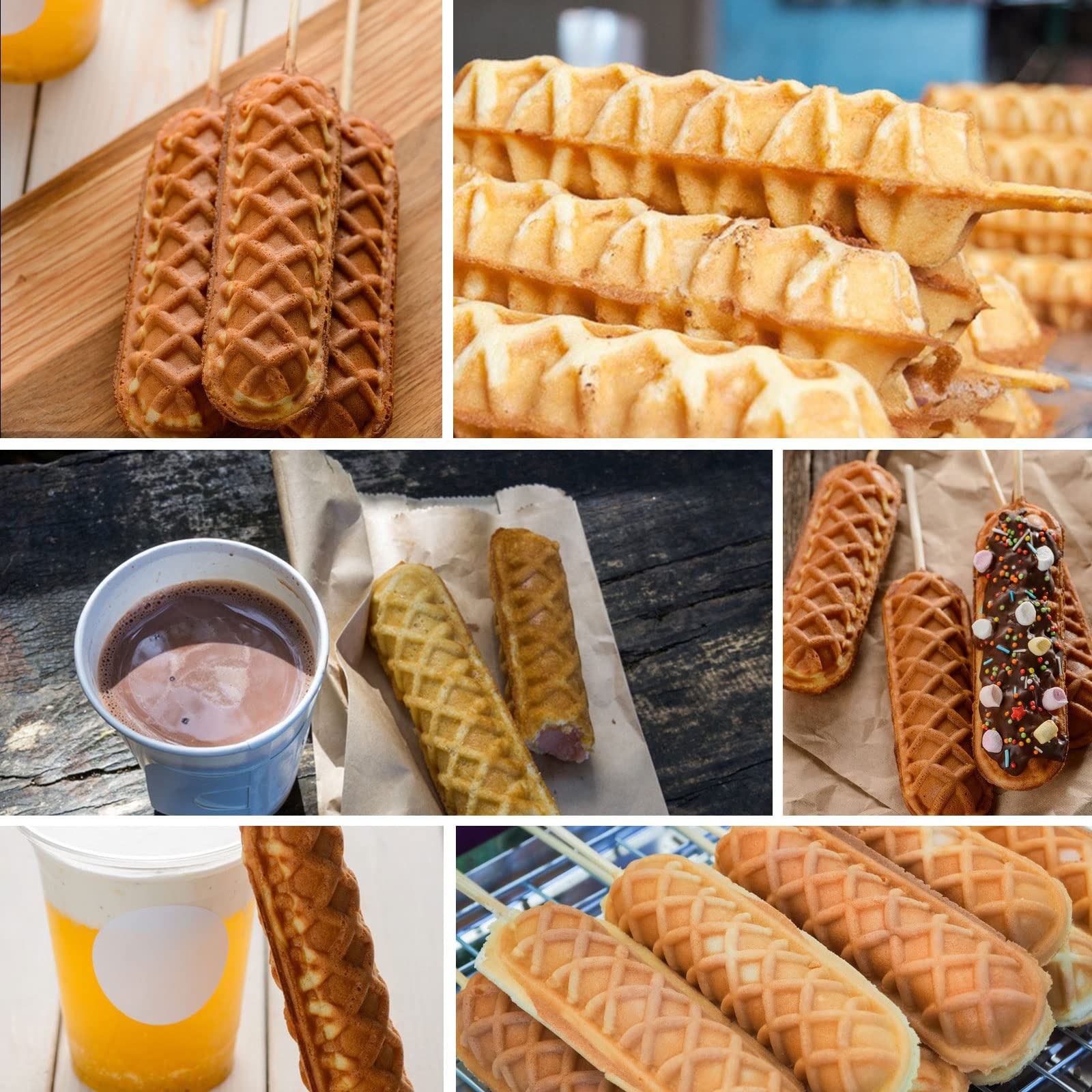 6-Piece Non-stick Waffle Bar M - огляд і ціна Corn Dog Stick