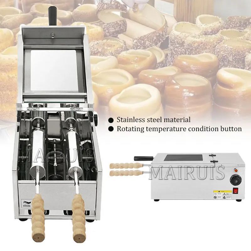 Chimney Cake Waffle Roller Dou - огляд і ціна Waffle Cone Maker