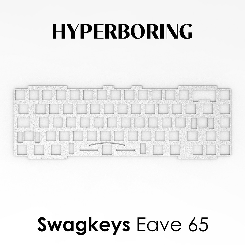 Swagkeys Eave65 Keyboard Posit - огляд і ціна Crepe Pan Carbon
